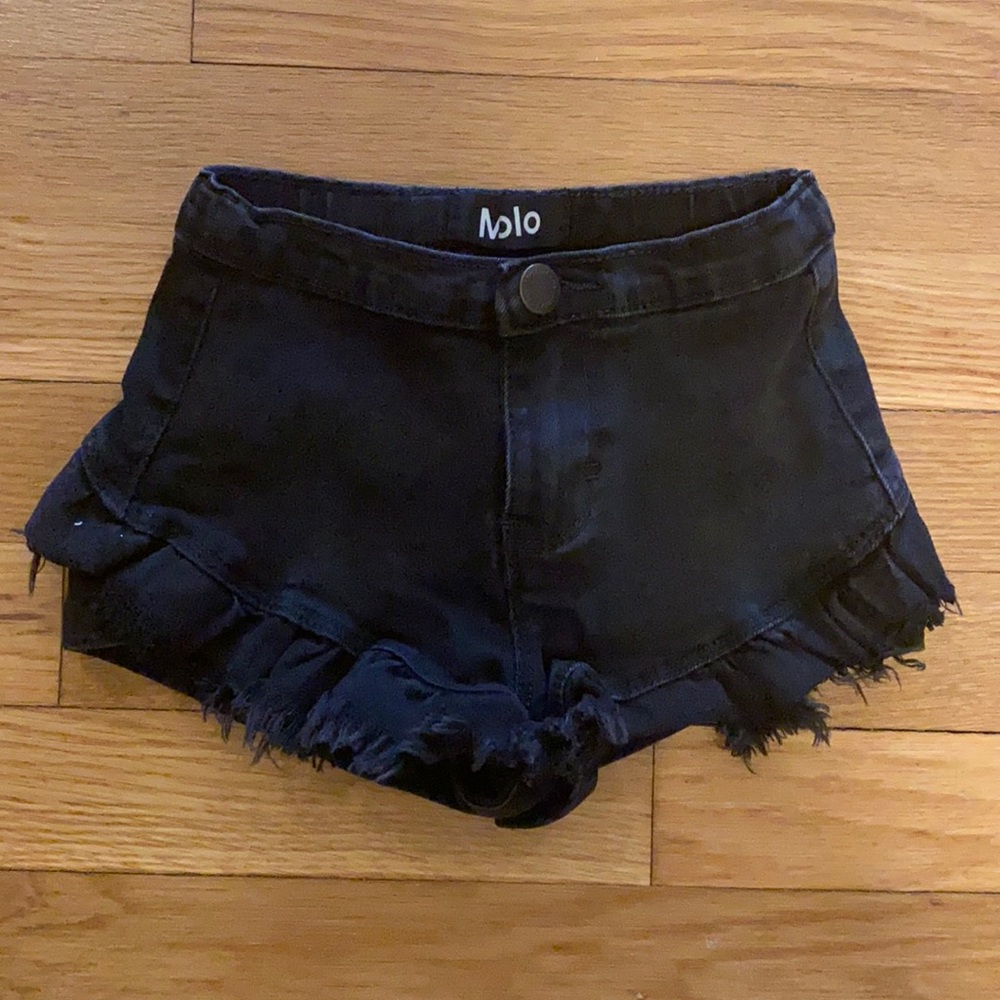 Molo black jean short
